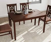 @home by Nilkamal Dining Table | 4 Seat | 6 Seater (Sutlej, Four Seat)