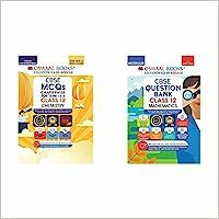 Oswaal CBSE MCQs Chapterwise For Term I & II, Class 12, Chemistry & Oswaal CBSE Question Bank Class 12 Mathematics Book Chapter-wise & Topic-wise Includes Objective Types & MCQ's