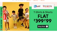 Kids T-shirt and shorts at Flat Rs.99