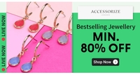 Myntra's Best selling jewellery at Min 80% off