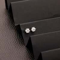 GIVA Sterling Silver Zircon Bubble Stud Earrings for Women and Girls Zircon Sterling Silver Stud Earring on Flipkart
