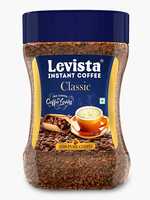 Levista Classic Pure Instant Ground Coffee (50Gm Jar) [10% Coupon]