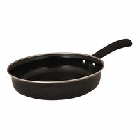 DRIGHT Non Stick tadka pan, Sauce pan, Fry pan, kadai nonstick cookware Set Flat Induction cookware Comfortable Hard anodised Induction Non Stick (Black) (Frypan) on Amazon 