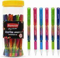 Reynolds RACER GEL SPORTY 15 CT JARI Lightweight Gel Pen With Comfortable Grip for Extra Smooth Writing I School and Office Stationery | 0.5mm Tip Size