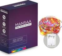 MANSAA 30 LEDs 3.05 m Multicolor Rice Lights  (Pack of 1)