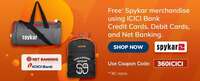 Free Spykar Merchandise for ICICI Customers (Shipping charges to be paid)