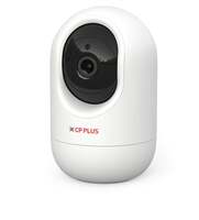 CP PLUS 3 MP Full HD Wi-Fi PT Security Video Camera | 360°View with Motion Detection | Night Vision | Two Way Talk | Supports Alexa & OK Google | 15 Mtr, White - CP-E34A