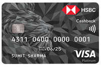 Zero Joining Fee HSBC Cashback Credit Card and Benefits Worth Rs.6500