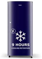 Whirlpool 184 L Direct Cool Single Door 2 Star Refrigerator(Solid Blue / Blue, 205 WDE CLS 2S SAPPHIRE BLUE-Z)