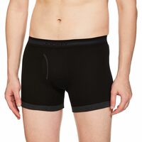 Jockey 1017 Men's Super Combed Cotton Rib Solid Boxer Brief with Stay Fresh Properties (Pack of 2)