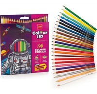 Cello ColourUp Colour Pencil Set | Pack of 24 Colour Pencils |Bright and Strong Colours Pencils | Non-Toxic Colouring set |Safe Colour Pencils for Children | Cello Colour Pencils | Diwali Gifts