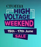 Last Day Croma High Voltage Weekend Sale - Up to 60% Off on Electronics & 10% Up to Rs.2000 Off on ICICI Cards