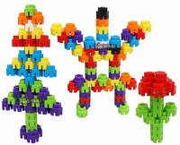 Toyshine Kid's Smart Hexagon Educational Building Blocks Set (Multicolor) - 80 Pieces