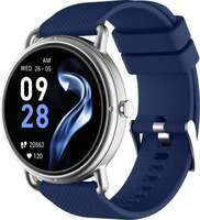 Noise Fit Buzz with 1.32inch HD Round Screen, Bluetooth calling and SPO2 Smartwatch  (Blue Strap, Regular)