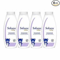 Softsens Baby Powder |Enriched with Patchouli, Clove leaf & Olive|Paraben free (200g X Pack of 4) Apply 5% coupon