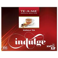 TE-A-ME Indulge Masala (Spice) Black Tea, 100 Tea Bags - Apply Rs.146 Coupon 