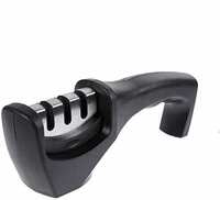 Even Manual Knife Sharpener 3 Stage Sharpening Tool for Ceramic Knife and Steel Knives