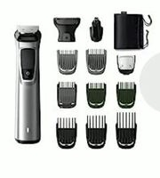 Philips Multi Grooming Kit MG7715/65, 13-in-1 (New Model), Face, Head and Body - All-in-one Trimmer. Power adapt technology for precise trimming, 120 Mins Run Time with Quick Charge