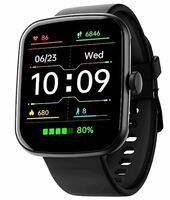 boAt Wave Style with 1.69" Square HD Display, HR & SpO2 Monitoring, 7 Days Battery Life, 600+ Watch Faces, Crest App Health Ecosystem, Multiple Sports Modes, IP68(Active Black)