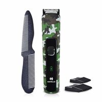 Havells BT5113 Rechargeable Beard Trimmer, Super Fast Charge, Trimming Lengths Upto 13 mm for Multiple Styles (Military)