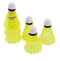 Spanco Badminton Shuttlecocks, Badminton Shuttlecock Pack of 6, Stable and Sturdy High Speed Badminton Shuttles, Training Shuttlecock for Indoor and Outdoor Sports