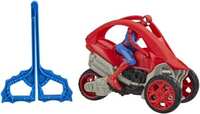 MARVEL Spider-Man: Spider-Man Stunt Vehicle 6-Inch-Scale Super Hero Action Figure And Vehicle  (Multicolor)