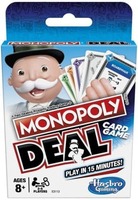 HASBRO GAMING Monopoly Deal Card Game for Families and Kids Ages 8 and Up  (Multicolor)