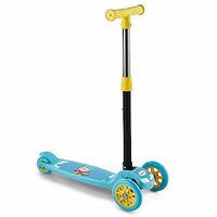 Lifelong LLKS01 Kick Scooter with Adjustable Height|Foldable Scooter|Skate Scooter for Kids with PVC Wheel|Age Upto 3+ Years- Max User weight-50 kg, Blue & Yellow, [ 200 coupon]