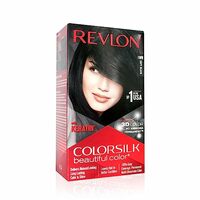Revlon (Color Silk Hair Color (3D Color Gel Technology) with Keratin), Soft Black 1WN,