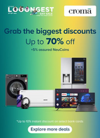 Croma Longest Day Sale upto 70-80% off | 20th-25th June 