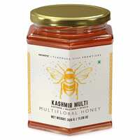 Keynote Kashmir Multifloral Honey | Raw Pure Unpasteurized Unprocessed Organic | Glass Jar 320 grams