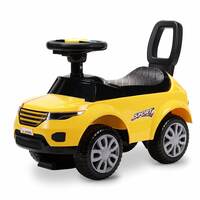LuvLap Starlight Ride on & Car for Kids with Music & Horn Steering, Push Car for Baby with Backrest, Safety Guard, Under Seat Storage & Big Wheels, Ride on for Kids 1 to 3 Years Upto 25 Kgs (Yellow)