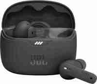 JBL Tune Beam Active Noise Cancellation, 48H playtime,JBL App, Speed Charge, BT5.3LE Bluetooth Headset (Black, True Wireless)