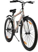 Urban Terrain Denver with Complete Accessories & Mobile Tracking App 27.5 T Hybrid Cycle/City Bike  (Single Speed, Silver, Black)