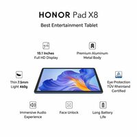 Honor PAD X8 Flip-Cover 25.65cm (10.1 inch) FHD Display, 4GB RAM 64GB ROM, Mediatek MT8786