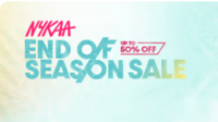 Nykaa Beauty End of Season Sale- Up to 50% Off 