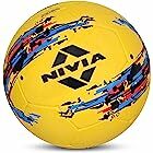 Nivia Storm Football | Rubberized-Stitched Construction | Suitable for Hard Ground Without Grass | Training Ball | Soccer Ball | for Men/Women | Football Size - 5 (Yellow)