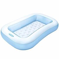 Intex Inflatable Rectangular Pool, Multi Color