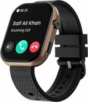 New Launch Boult CrownX 2.0" HD Screen, BT Calling, Working Crown, 1000Nits, Metallic Frame, SpO2 Smartwatch (Black Strap, Free Size)