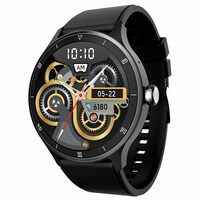 beatXP Flux 1.45" (3.6 cm) Bluetooth Calling smartwatch with round HD display, 415*415 Pixel, 60 Hz refresh rate, Rotary Crown, 500 Nits, always on display, Health tracking, 100+ sports modes (Electric Black)