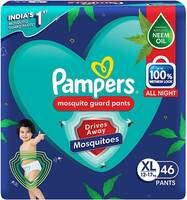 Upto 35% off + ₹100 coupon on Pampers Mosquito Guard Baby Pants
