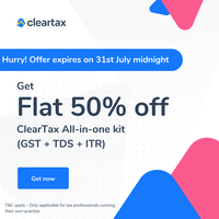 ClearTax : Avail Upto 50% off on filing Returns 