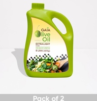Gaia Extra Light Olive Oil - Pack of 2(5 litres each) - 10 Litres