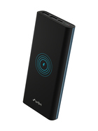 URBN 10000 mAh 15W Li-Polymer Premium Black Edition Wireless Power Bank (Black)