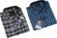 BLUE MARTIN  Men Regular Fit Checkered Spread Collar Casual Shirt  (Pack of 2)
