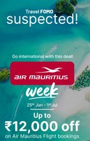 Cleartrip Air Mauritius Week [25 June - 1 July] - Up to Rs.12000 Off on Air Mauritius Flights
