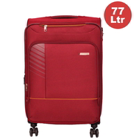 Aristocrat Vitara Plus STR Trolley Bag With 8 Wheels - Red: 69 cm ( 77 ltrs )