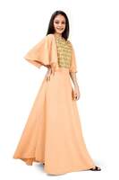 Fashion Dream Girls Georgette Maxi Length Dress