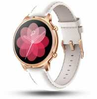 New Launch - Pebble Celia Smartwatch (White Strap, Free Size)