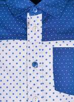 A Little Fable Baby Boy's Plain Regular fit Shirt (ALFbsh910417_Blue 18-24 M)   